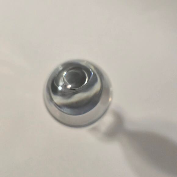 Vintage Teardrop Clear Solid Glass Wine Bottle Stopper About 4.75" - Picture 4 of 5